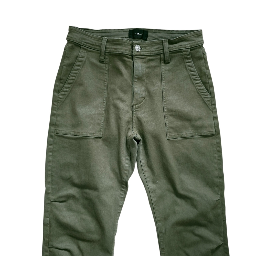 7 For All Mankind Darted Cotton-Blend Boyfriend Joggers - Picture 4 of 12